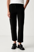 MM by Max Mara tepláky dámské s bavlnou MMLZINNIA černé high waist 2626786107600