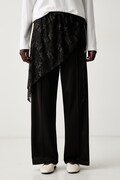 adidas Originals спортивні штани жіночі з бавовною Lace Injection коричневі high waist LG4275