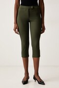 Patrizia Pepe spodnie damskie zielone regular waist 8P0259 C8001