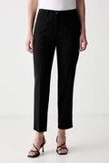 Marc O'Polo spodnie damskie z wiskozą czarne high waist 5000014607