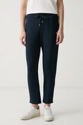 Joop! spodnie dresowe damskie z modalem granatowe regular waist 30103334