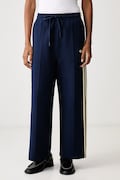 adidas Originals Firebird Crop spodnie dresowe damskie niebieskie high waist KR9608