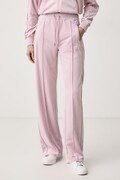 Guess pantaloni de trening pentru femei din velur AMALIA roz V6BB10 K6303