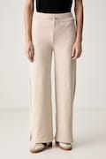 Guess spodnie dresowe LAUDOMIA beżowe high waist V6BB09 K6283