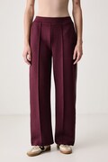 Guess spodnie dresowe damskie SIBILLA bordowe high waist V6BB05 K6265