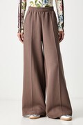 adidas Originals tepláky dámské s bavlnou Spacer hnědé high waist KZ2199