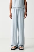 adidas Originals spodnie dresowe damskie niebieskie high waist KX1870