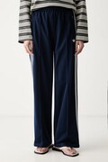 adidas Originals spodnie dresowe damskie Firebird granatowe high waist KV5403
