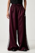 adidas Originals spodnie dresowe damskie Adicolor bordowe high waist KQ6544