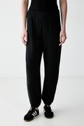 adidas spodnie dresowe damskie bawełniane czarne high waist KU7935