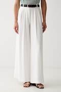 Morgan штани жіночі POMA.F бежеві high waist POMA.F