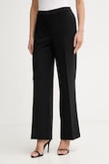Calvin Klein spodnie straight damskie czarne high waist LV044F648G