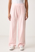 Guess спортивні штани жіночі велюрові LOREN рожеві high waist O6BB07 K5063
