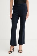 BOSS spodnie garniturowe damskie Talia-Crop1 granatowe high waist 50563831