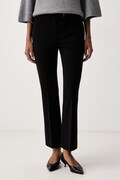 BOSS spodnie garniturowe damskie Talia-Crop1 czarne high waist 50563831