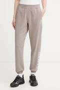 DKNY spodnie dresowe damskie beżowe high waist DP6P3863