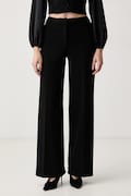 Marciano by Guess nohavice wide leg dámske VIOLA čierne high waist G6BB06 K6462