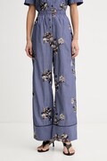 MUNTHE nohavice dámske bavlnené NIKITA tmavomodré high waist 262146026222