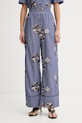 MUNTHE nohavice dámske bavlnené NIKITA tmavomodré high waist 262146026222