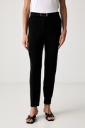 Marciano by Guess spodnie damskie z wiskozą JOLIE czarne high waist G6YB23 K4553