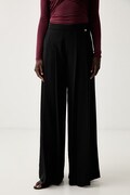 Marciano by Guess широк панталон дамски KAMILA черен с висока талия G6YB12 W3205