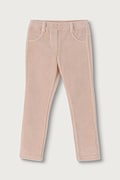 United Colors of Benetton nohavice detské menčestrové ružové regular waist 4DZBGE00L