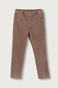 United Colors of Benetton spodnie dziecięce sztruksowe brązowe regular waist 4DZBGE00L