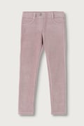 United Colors of Benetton spodnie dziecięce sztruksowe różowe regular waist 4DZBCE00R