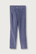 United Colors of Benetton spodnie dziecięce sztruksowe fioletowe regular waist 4DZBCE00R