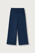 United Colors of Benetton spodnie wide leg dziecięce z bawełną granatowe regular waist 46D6CE04C