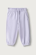 United Colors of Benetton spodnie dresowe dziecięce bawełniane fioletowe regular waist 3J70GF05I