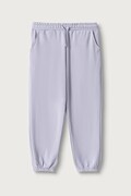 United Colors of Benetton spodnie dresowe dziecięce bawełniane fioletowe regular waist 3J68CF075