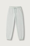 United Colors of Benetton spodnie dresowe dziecięce bawełniane zielone regular waist 3J68CF075