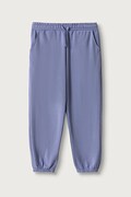 United Colors of Benetton spodnie dresowe dziecięce bawełniane fioletowe regular waist 3J68CF075