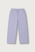 United Colors of Benetton spodnie dresowe dziecięce bawełniane fioletowe high waist 38O3CF076