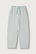 United Colors of Benetton spodnie dresowe dziecięce bawełniane zielone high waist 38O3CF076