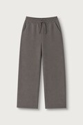 United Colors of Benetton spodnie dresowe dziecięce bawełniane szare high waist 38O3CF076