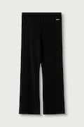 Patrizia Pepe spodnie dresowe dziecięce z wiskozą J0056 czarne high waist 7P0025