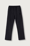Guess spodnie dresowe dziecięce bawełniane czarne high waist J6BB05 K5878