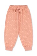 Konges Sløjd jogger hlače za djecu s pamukom SPOTTY SWEAT PANTS GOTS roze spušteni struk KS106252