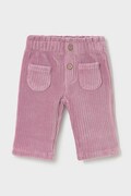 Mayoral Newborn pantaloni per neonati con cotone rosa regular waist 2509