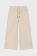 Mayoral Παντελόνι wide leg παιδικό μπεζ ψηλή 4518