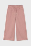 Mayoral Παντελόνι wide leg παιδικό ροζ ψηλή 4518