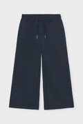 Mayoral Παντελόνι wide leg παιδικό σκούρο μπλε ψηλή 4518