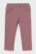 Mayoral kalhoty dětské bavlněné s elastanem fialové regular waist 560
