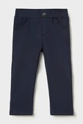 Mayoral штани дитячі бавовняні з еластаном темно-сині regular waist 560