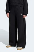 adidas Originals donji dio trenirke za djecu s pamukom crni srednje visoki struk KR1032