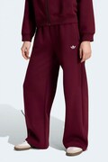 adidas Originals teplákové nohavice detské s bavlnou burgundské high waist KQ8431