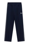Guess spodnie dresowe dziecięce bawełniane granatowe regular waist J6YB12 K3932