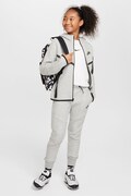 Nike spodnie dresowe dziecięce Nike Sportswear Tech Fleece szare regular waist HV5869